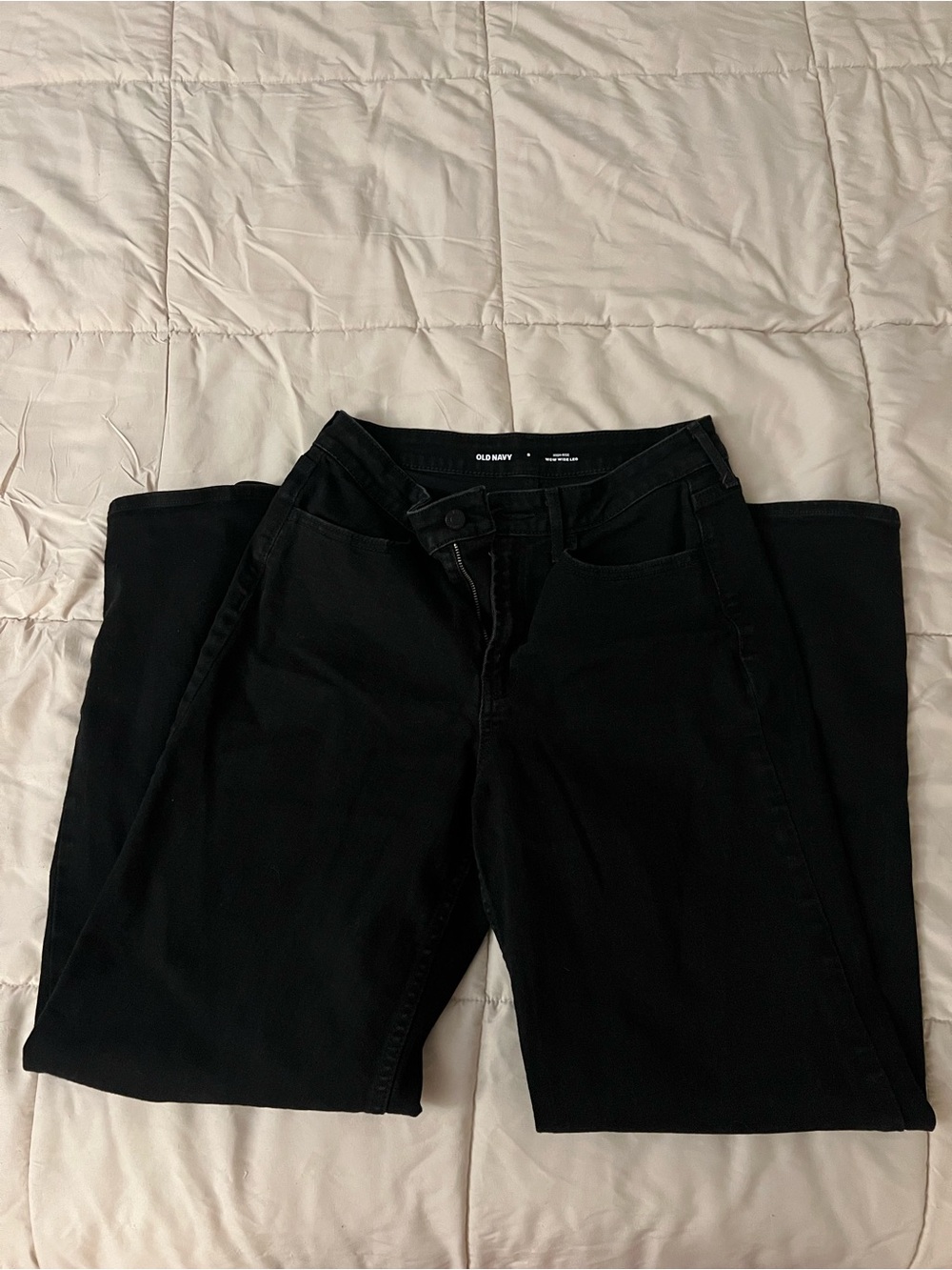 Old Navy Black Wide-Leg Women's Jeans